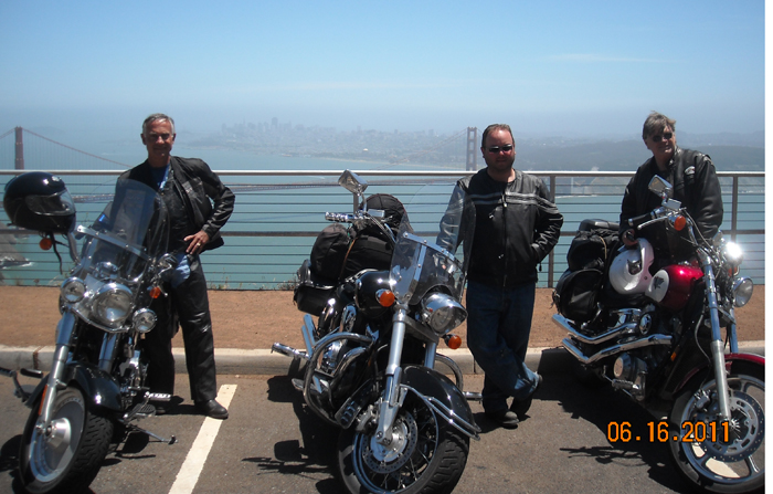 Three stud bikers
