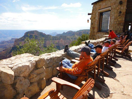 At the Grand Canyon Lodge