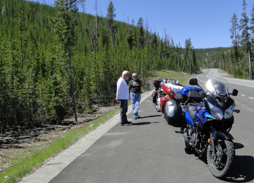 A stop in Yellowstone